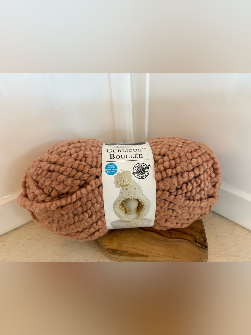 Curlicue Bouclée Chunky Yarn - Dusty Rose